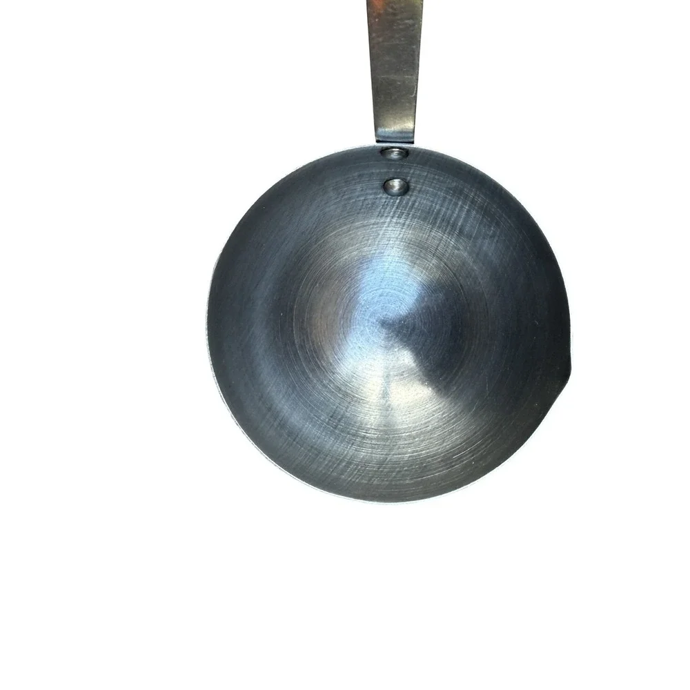 Ekco Flint Arrowhead Ladle Spoon Soup Chili Stainless Steel USA VTG Black Handle